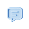 Message bubble icon