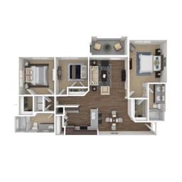 Workforce Housing 3-Bedrooms floorplan