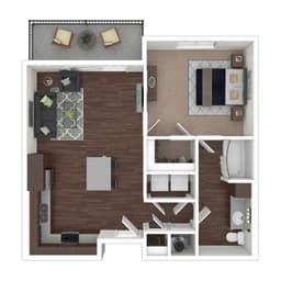 Pleasant floorplan
