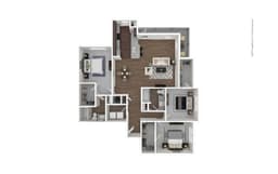 The University - Workforce Housing floorplan