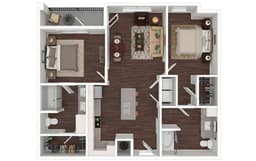 Delta North floorplan