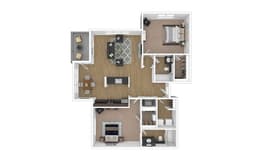 Pleasant floorplan