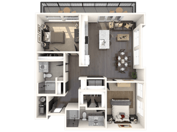 Orange floorplan