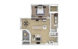Islander floorplan