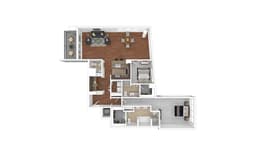 The Uptown floorplan