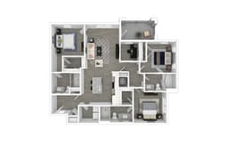 Wedge floorplan