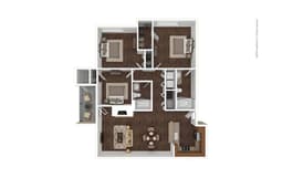 The Monarch floorplan