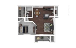 The Amelia - Renovated floorplan