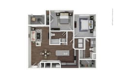 The Panther Creek - Workforce Housing floorplan