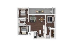 Hacienda II - Renovated floorplan